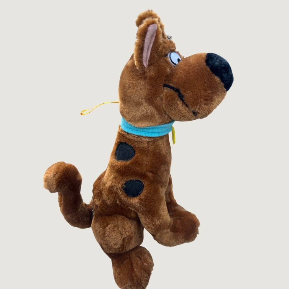 Play-By-Play Scooby-Doo Cartoon Network Plush Brown 90s Dog Toy Vintage Kidcore